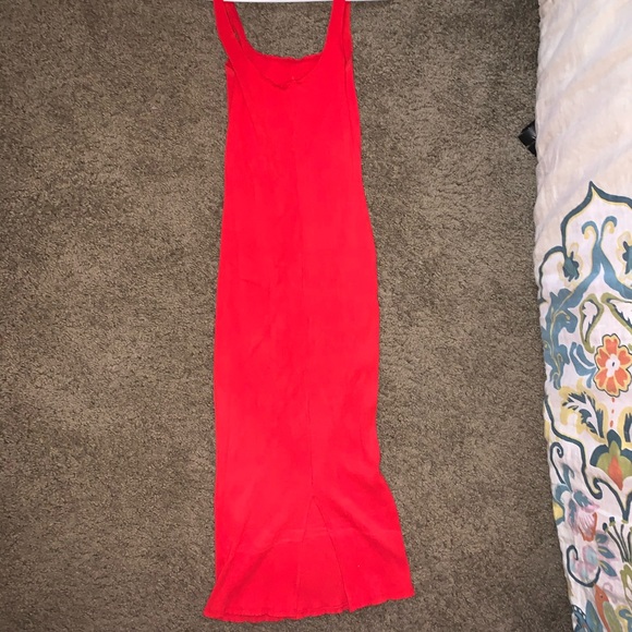 Red Midi Dress - Picture 3 of 3